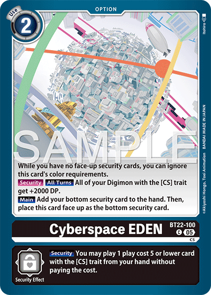 Cyberspace EDEN (BT22-100) Common