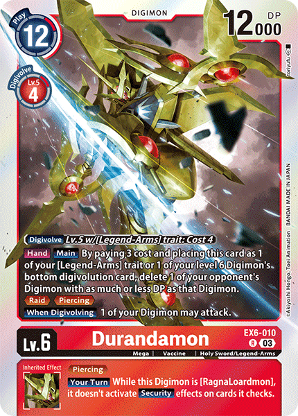 Durandamon (EX6-010) Rare