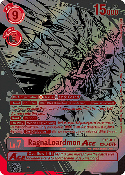 RagnaLoardmon ACE (EX6-011) SP Alternative Art