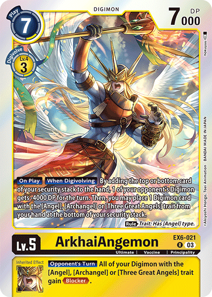 ArkhaiAngemon (EX6-021) Rare