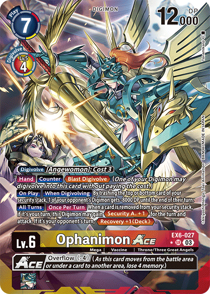 Ophanimon ACE (EX6-027) Alternative Art