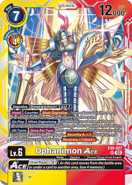 Ophanimon ACE (EX6-027) Super Rare