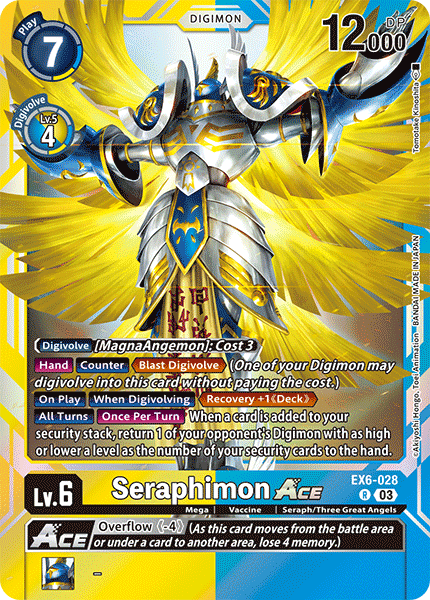 Seraphimon ACE (EX6-028) Rare