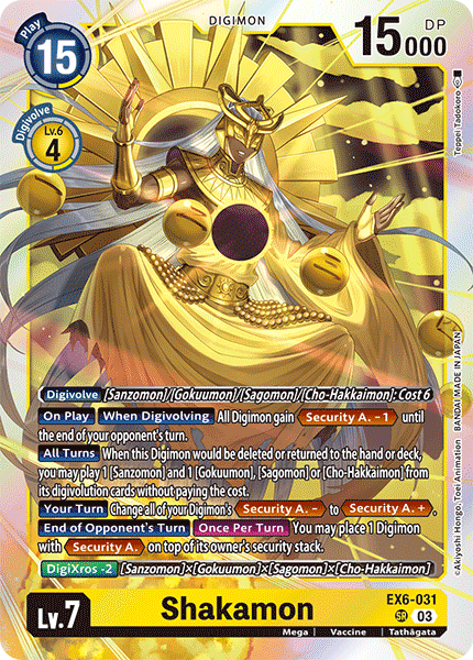 Shakamon (EX6-031) Super Rare