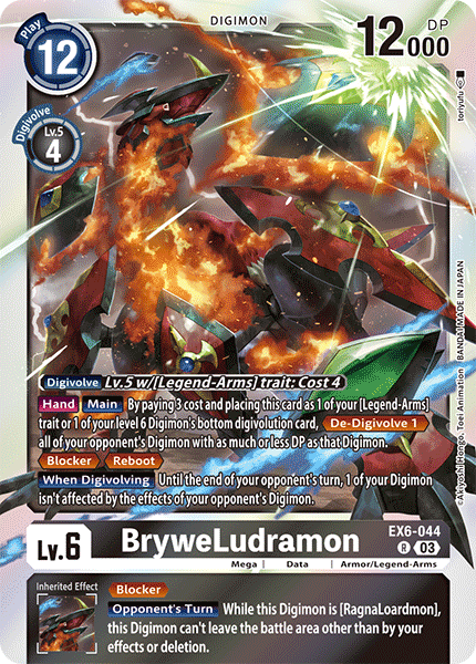 BryweLudramon (EX6-044) Rare