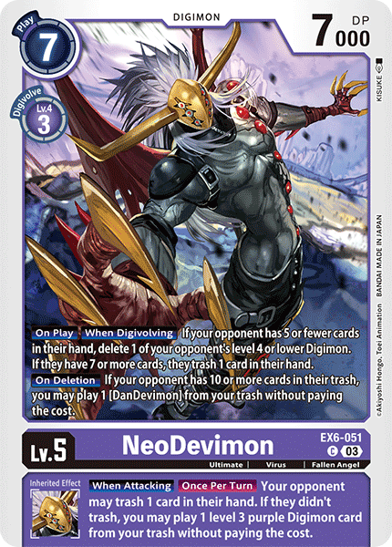 NeoDevimon (EX6-051) Common