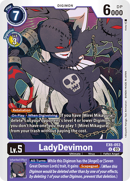 LadyDevimon (EX6-053) Uncommon