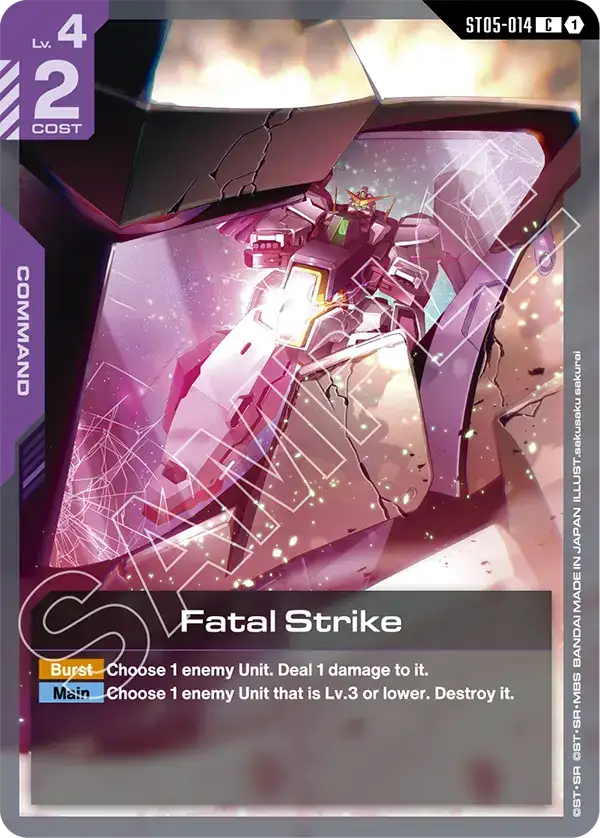 Fatal Strike (ST05-014) Common