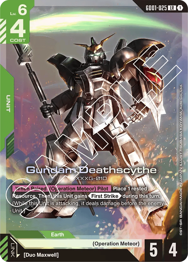 GD01-025: Gundam Deathscythe (Legendary Rare)