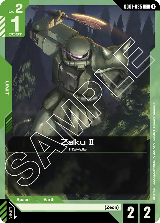 GD01-035: Zaku II (Common)
