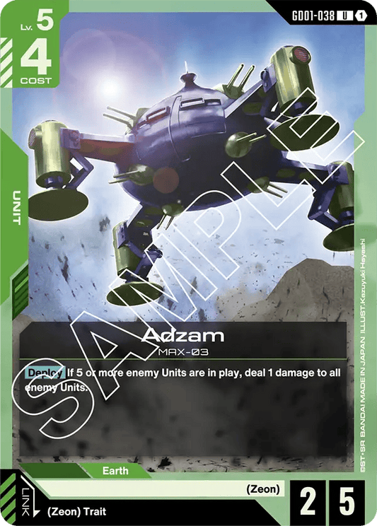 GD01-038: Adzam (Uncommon)