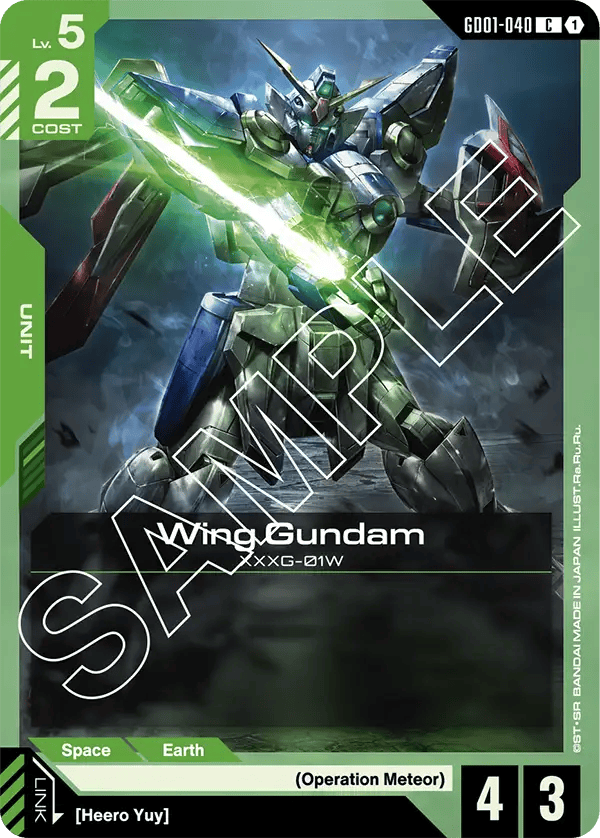 GD01-040: Wing Gundam (Common)