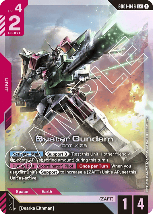 GD01-046: Buster Gundam (Legendary Rare)