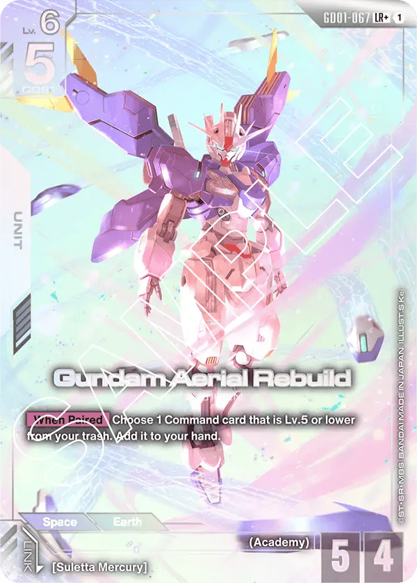 GD01-067: Gundam Aerial Rebuild LR+ (Alternative Art)