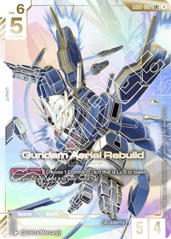 GD01-067: Gundam Aerial Rebuild LR++ (Alternative Art)