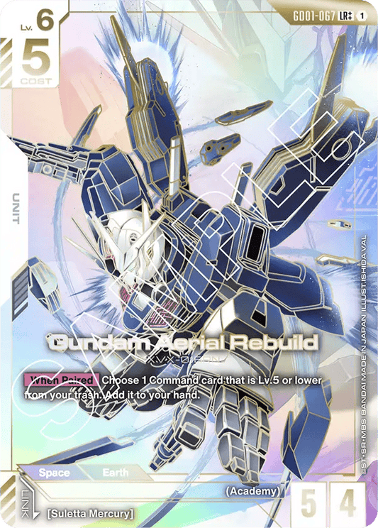 GD01-067: Gundam Aerial Rebuild LR++ (Alternative Art)