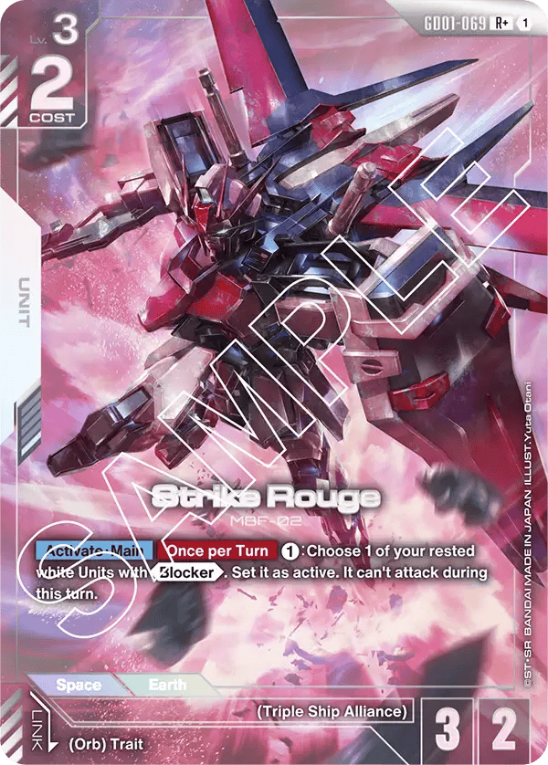 GD01-069: Strike Rouge R+ (Alternative Art)