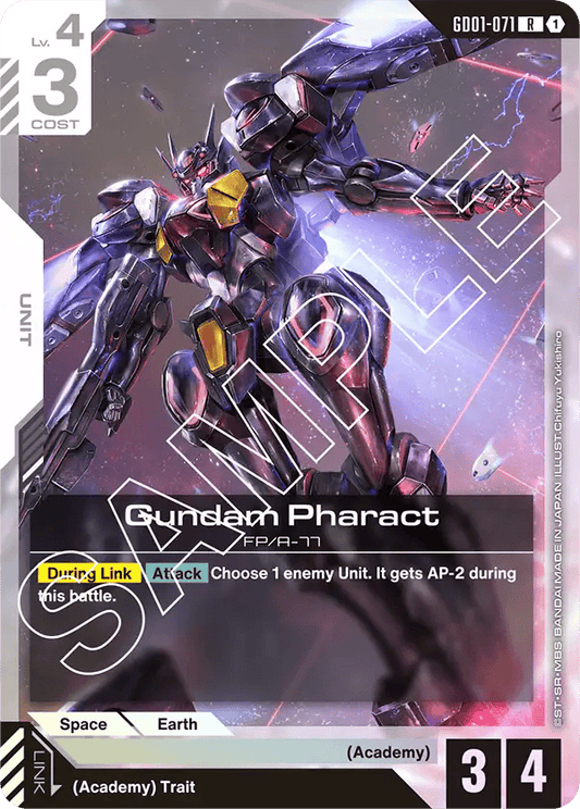 GD01-071: Gundam Pharact (Rare)