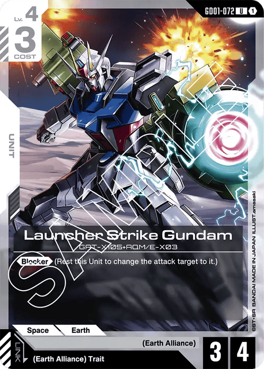 GD01-072: Launcher Strike Gundam (Uncommon)