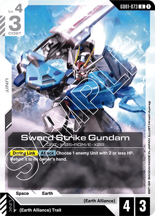 GD01-073: Sword Strike Gundam (Uncommon)