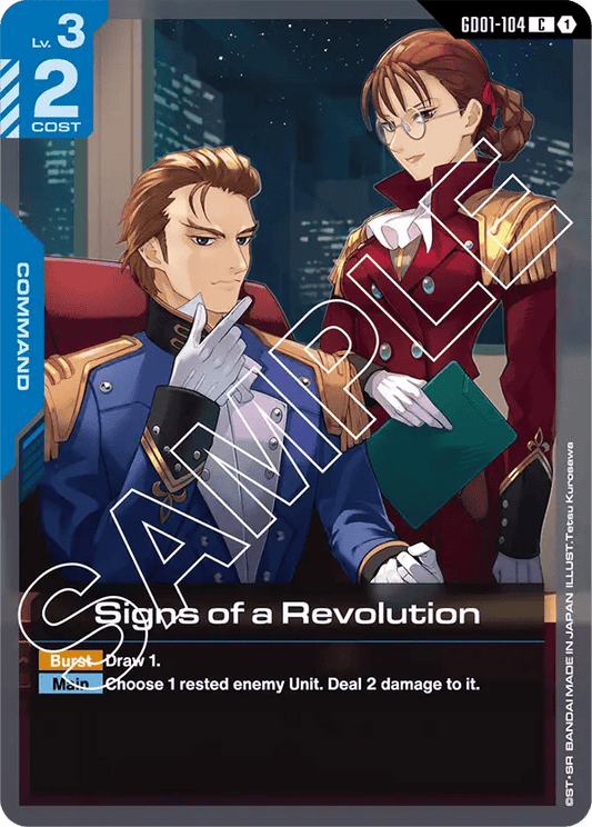 GD01-104: Signs of a Revolution (Common)