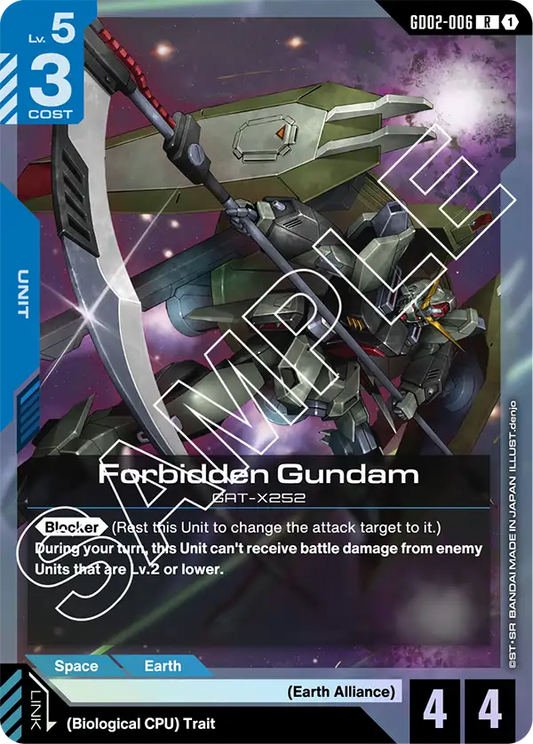 GD02-006: Forbidden Gundam (Rare)