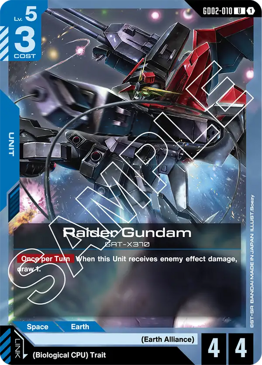 GD02-010: Raiden Gundam (Uncommon)