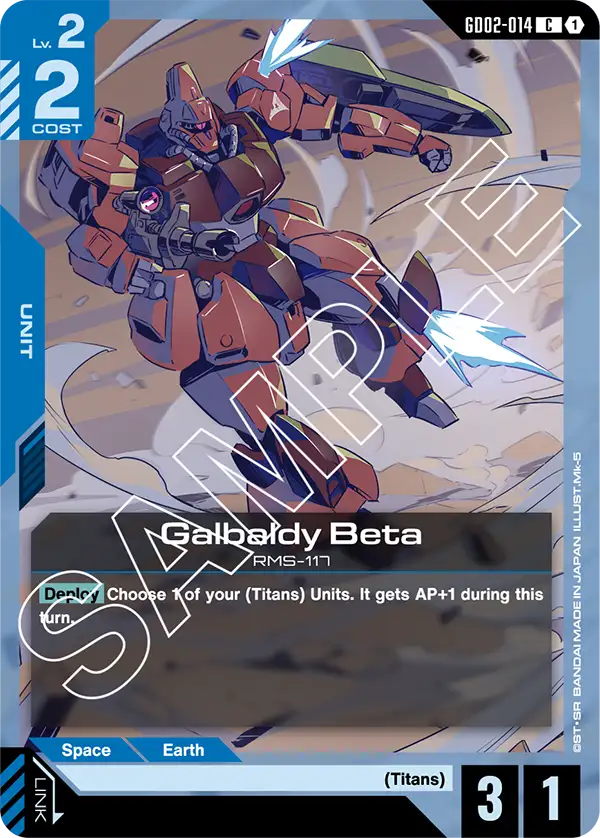 GD02-014: Galbaldy Beta (Common)