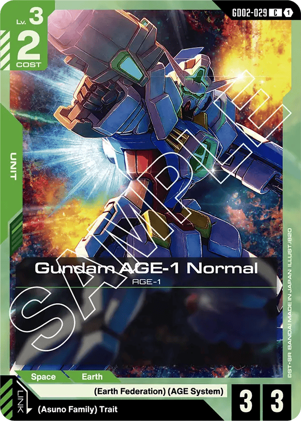 GD02-029: Gundam AGE-1 Normal (Common)