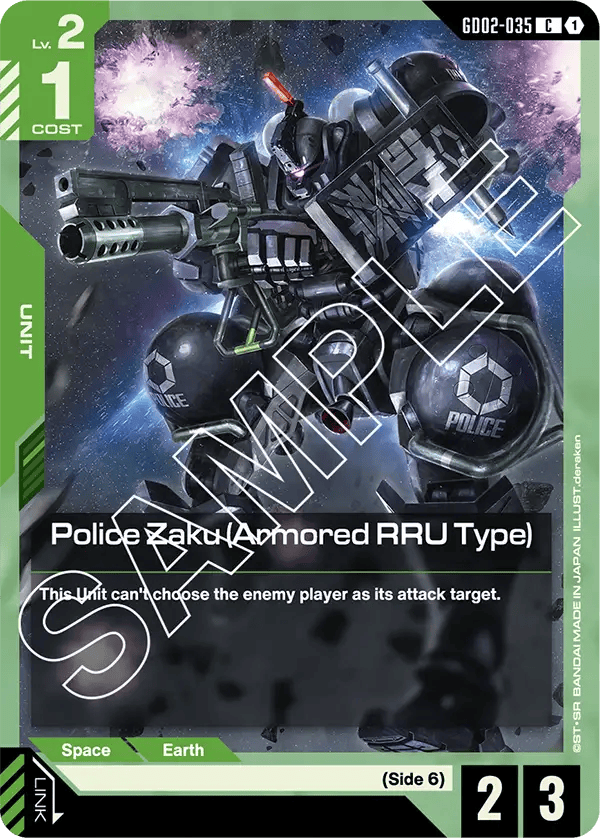 GD02-035: Police Zaku (Armored RRU Type) (Common)