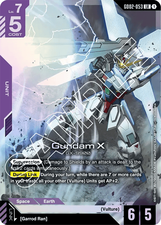 GD02-053: Gundam X (Legendary Rare)