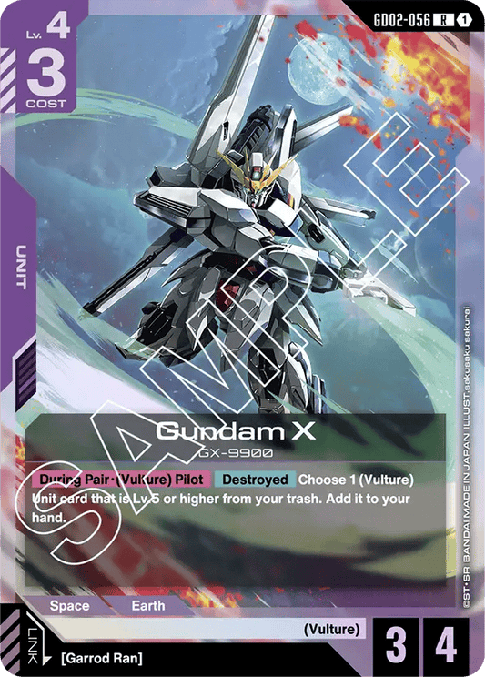 GD02-056: Gundam X (Rare)
