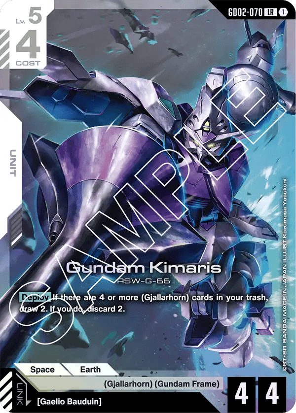 GD02-070: Gundam Kimaris (Legendary Rare)