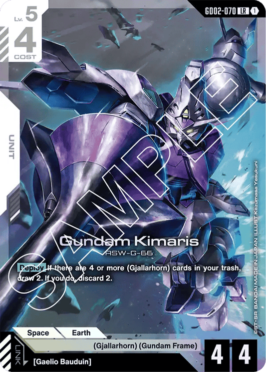 GD02-070: Gundam Kimaris (Legendary Rare)