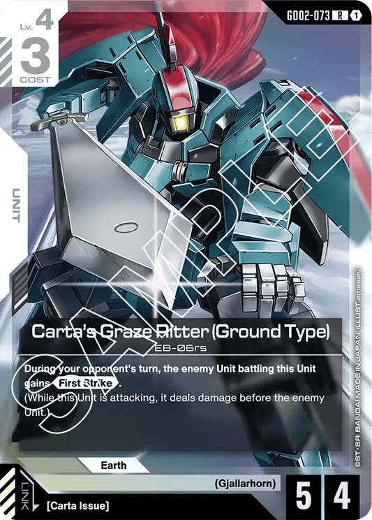 GD02-073: Carta's Graze Ritter (Ground Type) (Rare)