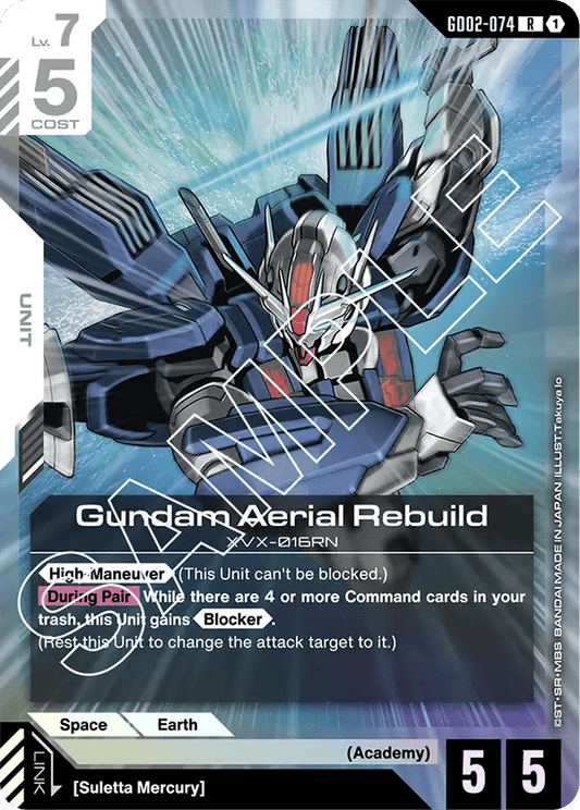GD02-074: Gundam Aerial Rebuild (Rare)