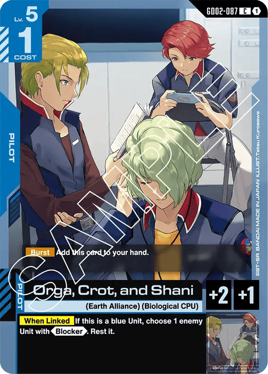 GD02-087: Orga, Crot and Shani (Common)
