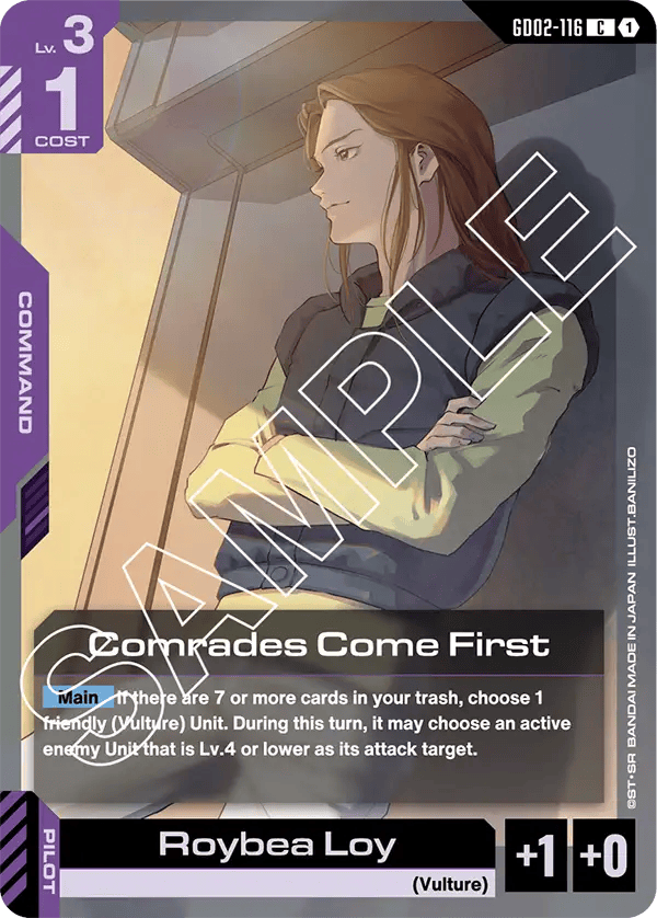 GD02-116: Comrades Come First (Common)