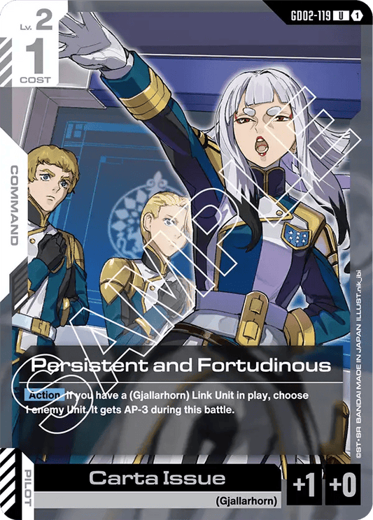 GD02-119: Persistent and Fortudinous (Uncommon)