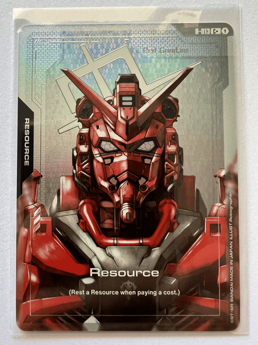 R-013: Resource: C+ Red Gundam (Foil)