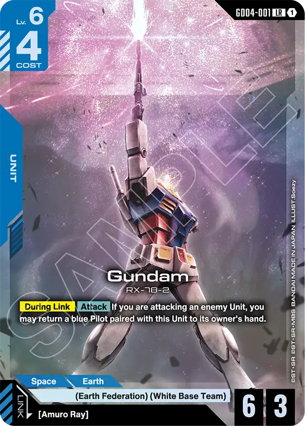 GD04-001: Gundam (Legendary Rare)