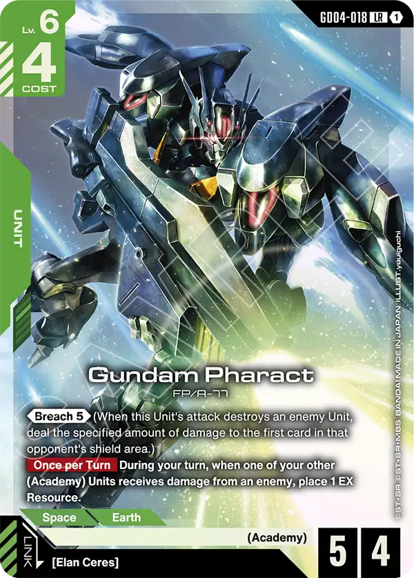 GD04-018: Gundam Pharact (legendary Rare)