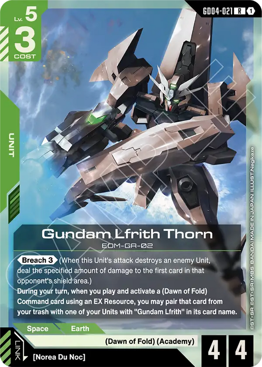 GD04-021: Gundam Lfrith Thorn (Rare)