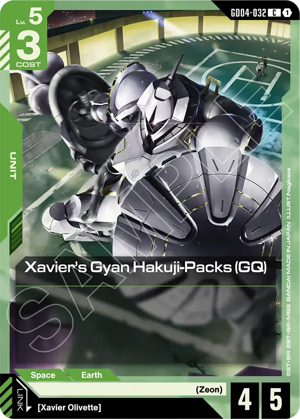 GD04-032: Xavier's Gyan Hakuji-Packs (GQ) (Common)