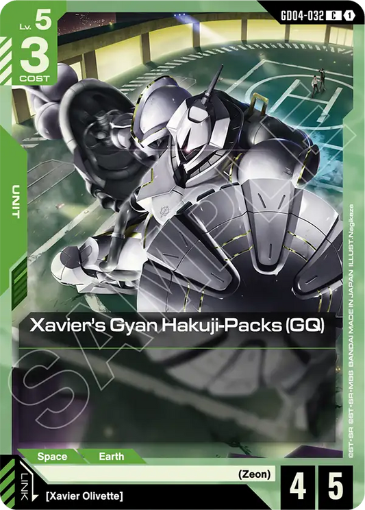 GD04-032: Xavier's Gyan Hakuji-Packs (GQ) (Common)