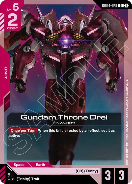 GD04-041: Gundam Throne Drei (Uncommon)