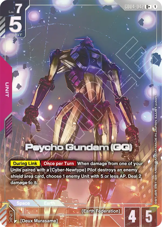 GD04-042: Psycho Gundam (GQ) (Alternative Art)