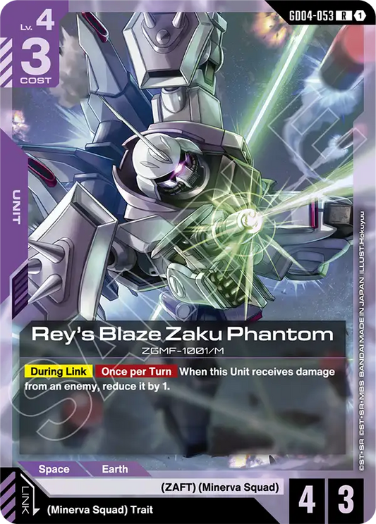GD04-053: Rey's Blaze Zaku Phantom (Rare)