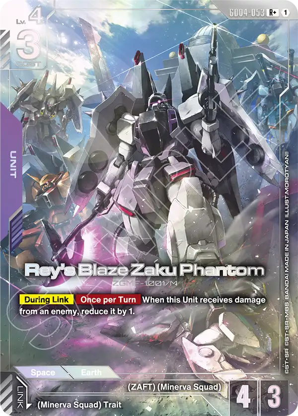 GD04-053: Rey's Blaze Zaku Phantom (Alternative Art)