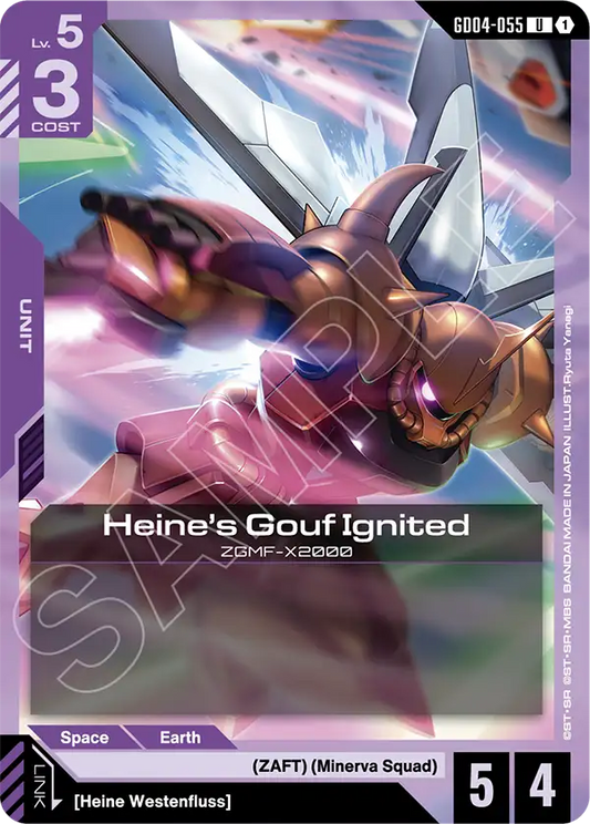 GD04-055: Heine's Gouf Ignited (Uncommon)